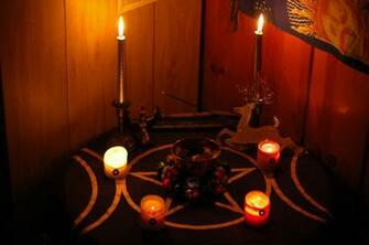 Yule Altar By Yaoi Wiccan