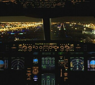 Commercial Arj21 Cockpit Aircraft Airplane Plane
