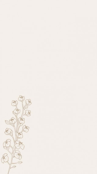 Minimalist Flower Aesthetic Wallpaper
