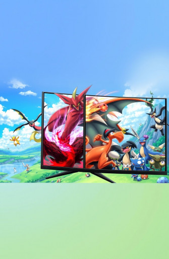 Pokemon Dual Screen Wallpaper