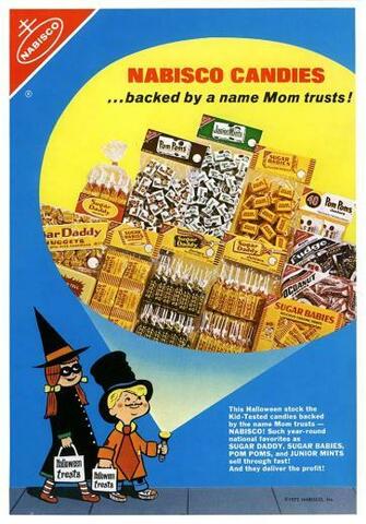 Vintage Halloween Candy Ads