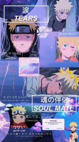 Naruto Anime Narutoshippuden Aesthetic Edit Wallpaper In