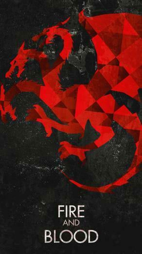 And Blood Game Of Thrones House Targaryen Dragons Android Wallpaper
