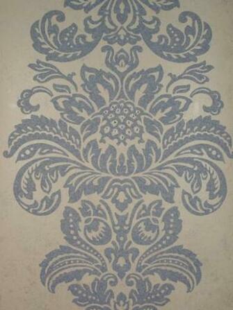 Toile Wallpaper On Direct Damask Crystalised By