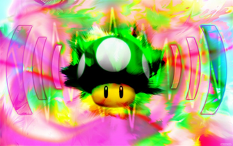 1up Mushroom Wallpaper HD By Drkztan