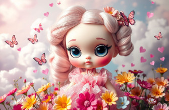 Very Cute Doll Wallpaper
