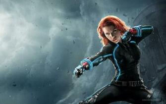 Avengers Age Of Ultron Black Widow Wallpaper HD