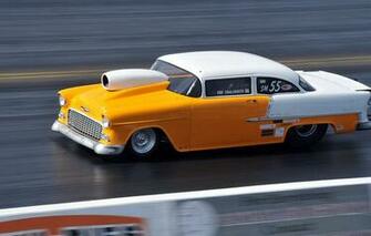 Wallpaper Muscle Car Drag Racing Race Track Style Speed
