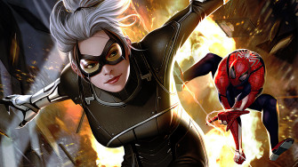 Black Cat Spider Man Marvel HD 4k Wallpaper