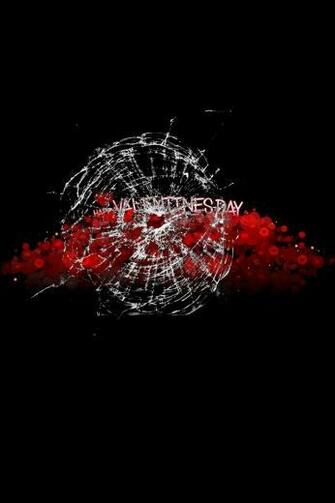 Red And Black Broken Screen iPhone Wallpaper Background Themes