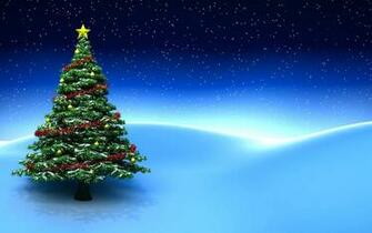 3d Winter Weihnachten Wallpaper Mit Weihnachtsbaum Und Schnee
