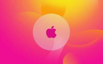 Pinky Apple Logo Wallpaper For Widescreen Desktop Pc