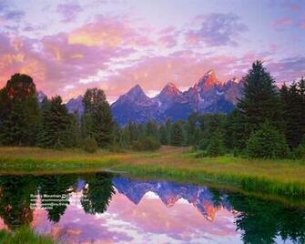 Teton Dawn Grand National Park Wyoming