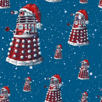 Doctor Who Combom Santa Dalek Wallpaper By Stellarowan