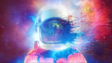 Fading Astronaut Wallpaper Engine Link In Comments