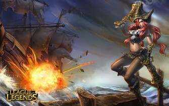 Miss Fortune Wallpaper League Myspace Background