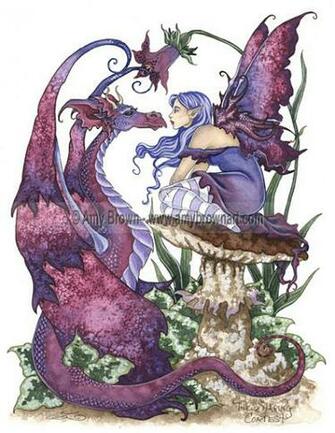 Amy Brown Dragon Art Dragons Fairy