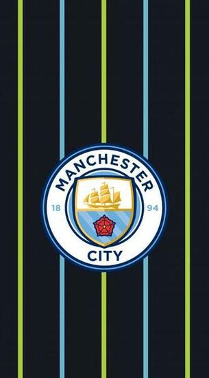 Man City Away Kit Phone Wallpaper