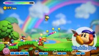Kirby And The Rainbow Curse Wide Wallpaper