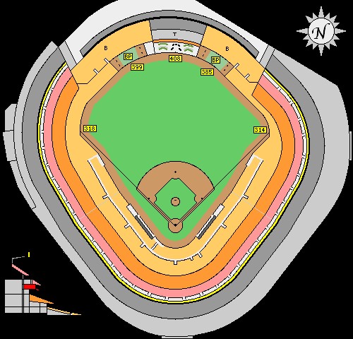 Gallery Old Yankee Stadium Dimensions