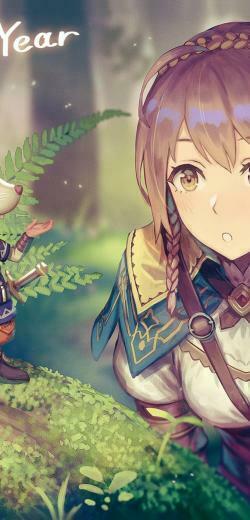 Anime Girl Adventurer Forest Light Armor