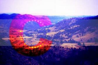 Colorado Flag Wallpaper Valley Art