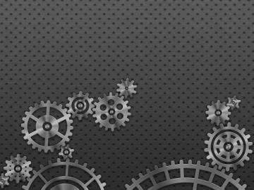 Metal Gears Background For Powerpoint Business And Finance Ppt
