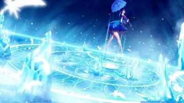 Blue Anime Girl