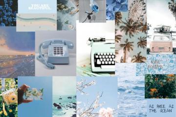 Blue Green Aesthetic Wallpaper For Laptop In