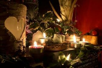 Yule Altar By Reandeanna