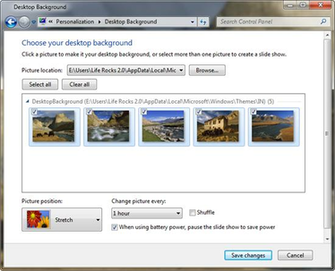 Desktop And Select Personalize Navigate To Background