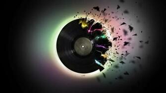Music Art Best Broken Disc
