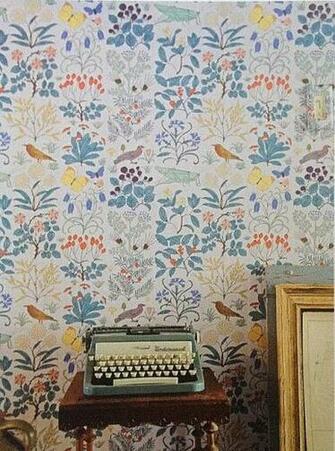 Gardens Flower Wallpaper Book Charles Voysey