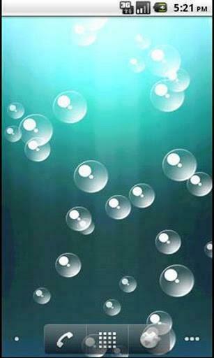 Bigger Bubbles Live Wallpaper For Android Screenshot