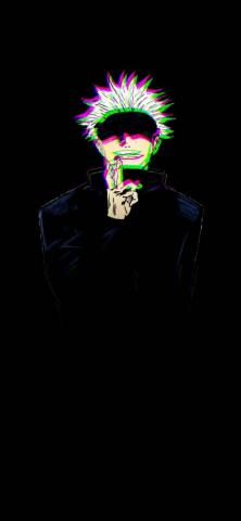 An Amoled Wallpaper I Made Jujutsukaisen