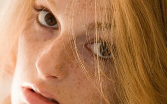Faye Reagan Blonde Close Up Face Girl Non Nude