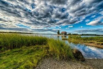Hintergrund Stony Brook Harbor Long Island New York