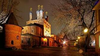 Krutitsy Russian Orthodox Church In Moscow Hq Wallpaper