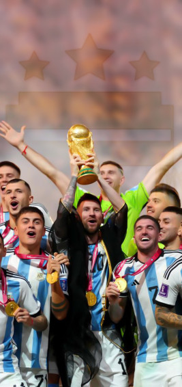 Messi Campeon Del Mundo Wallpaper