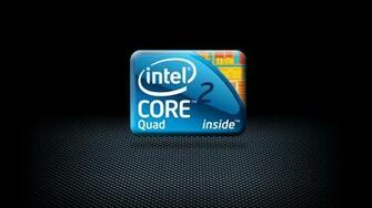 Intel Core Quad Logo Wallpaper