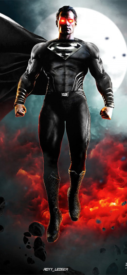 Zs Justice League Black Suit Superman Resolution H iPhone