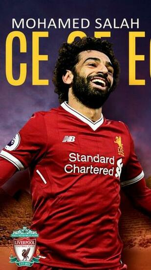 iPhone X Wallpaper Mohamed Salah Liverpool 3d