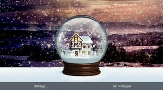 Snow Globe Live Wallpaper Android Apps On Google Play