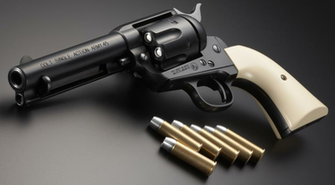 New Marushin X Cartridge Colt Single Action Army Saa Silver