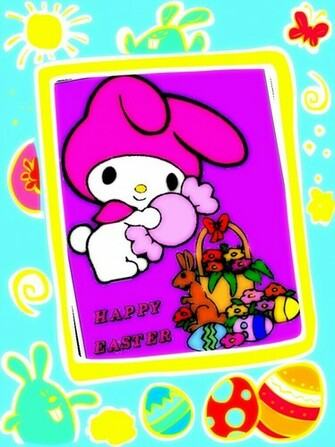 Hello Kitty Wallpaper Easter Coloring