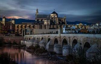 Wallpaper Cordoba Spain Andalusia Vista Alegre Roman Bridge