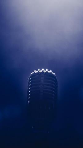 Microphone Smoke Blackout Wallpaper