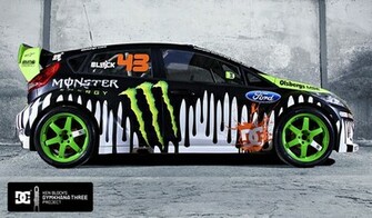 Ken Block Gymkhana Monster Ford Fiesta Wallpaper HD