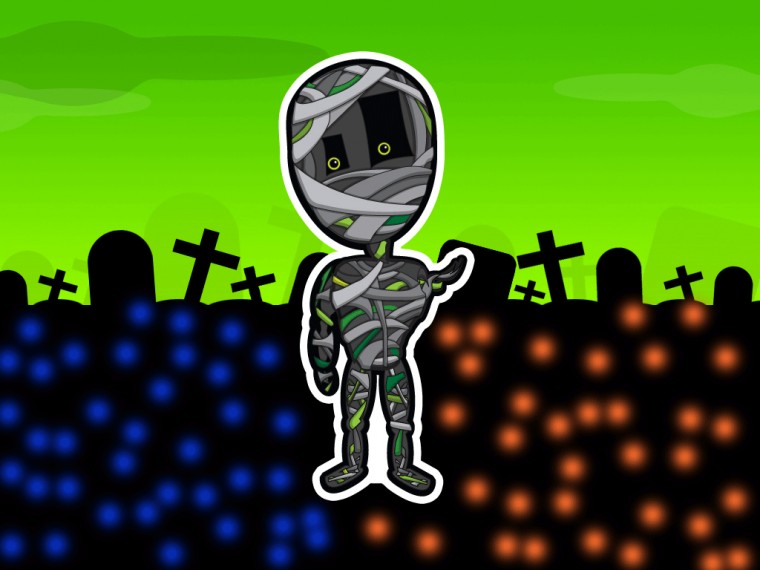 Halloween Mummy Wallpaper