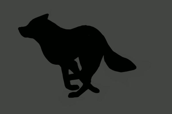 Black Wolf Running Gif